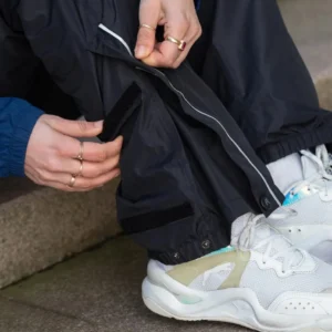 Rogelli COMMUTER CORE - przeciwdeszczowe spodnie rowerowe czarne - obrazek 16