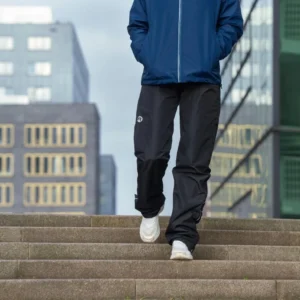 Rogelli COMMUTER CORE - przeciwdeszczowe spodnie rowerowe czarne - obrazek 9