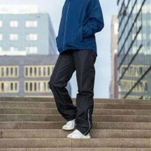 Rogelli COMMUTER CORE - przeciwdeszczowe spodnie rowerowe czarne - obrazek 10