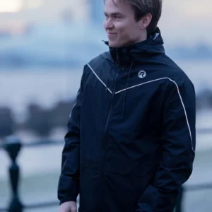 Rogelli COMMUTER ESSENTIAL - przeciwdeszczowa kurtka rowerowa czarna - obrazek 12