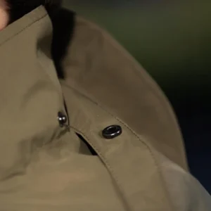 Rogelli COMMUTER ESSENTIAL - przeciwdeszczowa kurtka rowerowa khaki - obrazek 12