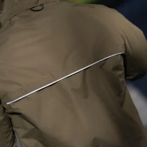 Rogelli COMMUTER ESSENTIAL - przeciwdeszczowa kurtka rowerowa khaki - obrazek 15