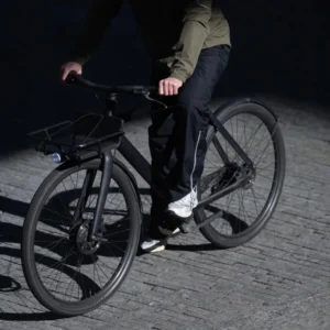 Rogelli COMMUTER ESSENTIAL - przeciwdeszczowe spodnie rowerowe czarne - obrazek 9