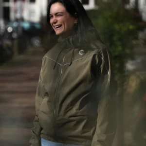 Rogelli COMMUTER ESSENTIAL - przeciwdeszczowy zestaw rowerowy khaki - obrazek 14