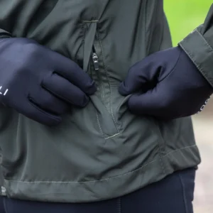 Rogelli ENJOY III - męska kurtka do biegania khaki - obrazek 3