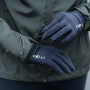 Rogelli ENJOY III - męska kurtka do biegania khaki - obrazek 6