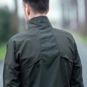 Rogelli ENJOY III - męska kurtka do biegania khaki - obrazek 9