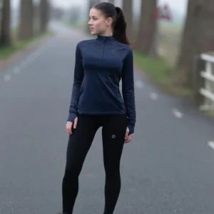 Rogelli ENJOY III - damska bluza do biegania czarna - obrazek 13