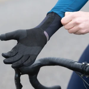 Rogelli DISTANCE - męskie wodoodporne zimowe rękawice rowerowe czarne - obrazek 4