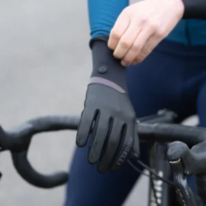 Rogelli DISTANCE - męskie wodoodporne zimowe rękawice rowerowe czarne - obrazek 5