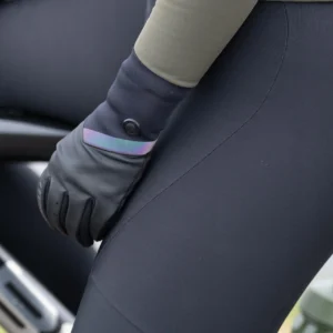 Rogelli DISTANCE - męskie wodoodporne zimowe rękawice rowerowe czarne - obrazek 6