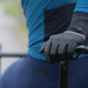 Rogelli DISTANCE - męskie wodoodporne zimowe rękawice rowerowe czarne - obrazek 8