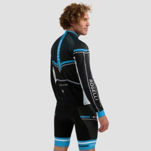 Rogelli GARA MOSTRO II - męska bluza rowerowa czarno-niebieska - obrazek 3