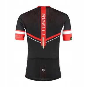Rogelli GARA MOSTRO II - męska koszulka rowerowa czarno-czerwona - obrazek 2