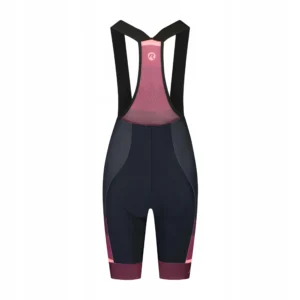 Rogelli IMPRESS II - damskie spodenki rowerowe czarno-bordowe - obrazek 9