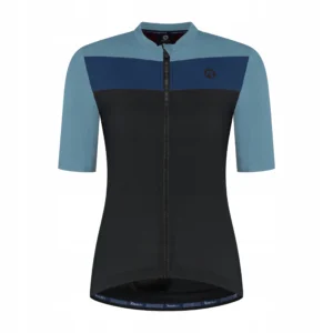 Rogelli CORE BLOCK - damska koszulka rowerowa niebieska - obrazek 1