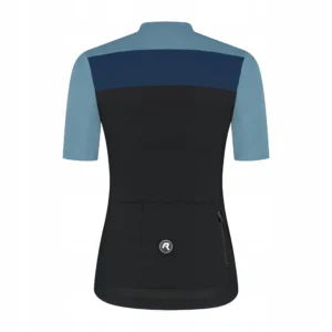 Rogelli CORE BLOCK - damska koszulka rowerowa niebieska - obrazek 2
