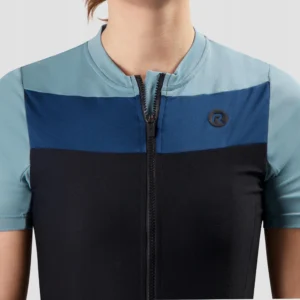 Rogelli CORE BLOCK - damska koszulka rowerowa niebieska - obrazek 6
