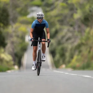 Rogelli CORE BLOCK - damska koszulka rowerowa niebieska - obrazek 9