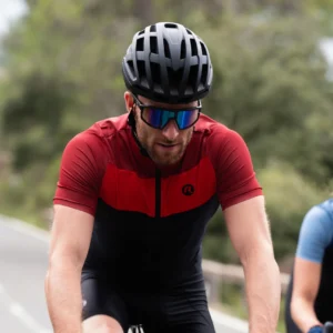 Rogelli CORE BLOCK - męska koszulka rowerowa czerwona - obrazek 15