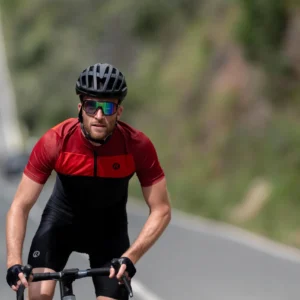 Rogelli CORE BLOCK - męska koszulka rowerowa czerwona - obrazek 16