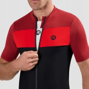 Rogelli CORE BLOCK - męska koszulka rowerowa czerwona - obrazek 6
