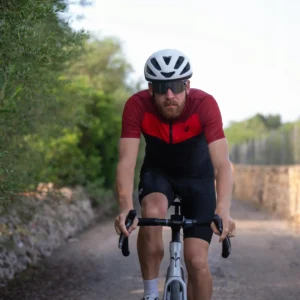 Rogelli CORE BLOCK - męska koszulka rowerowa czerwona - obrazek 10