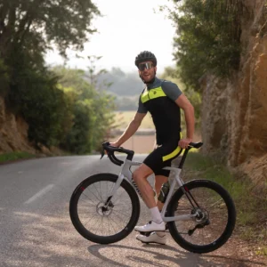 Rogelli CORE BLOCK - męska koszulka rowerowa zielona - obrazek 9