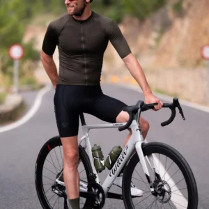 Rogelli ESSENTIAL II - męska koszulka rowerowa khaki - obrazek 15