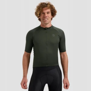 Rogelli ESSENTIAL II - męska koszulka rowerowa khaki - obrazek 4