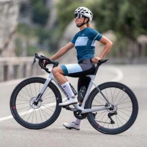 Rogelli IMPRESS II - damska koszulka rowerowa niebieska - obrazek 11