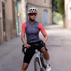 Rogelli FAST - damska koszulka rowerowa fioletowa-różowa - obrazek 14