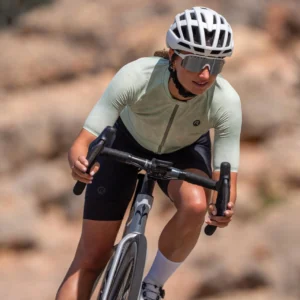 Rogelli ESSENTIAL GRAPHIC II - damska koszulka rowerowa zielona - obrazek 11