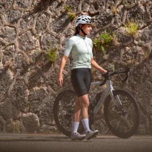 Rogelli ESSENTIAL GRAPHIC II - damska koszulka rowerowa zielona - obrazek 13