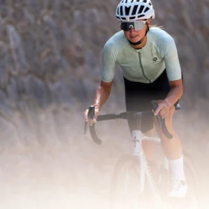 Rogelli ESSENTIAL GRAPHIC II - damska koszulka rowerowa zielona - obrazek 14