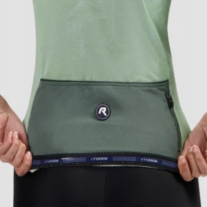 Rogelli ESSENTIAL GRAPHIC II - damska koszulka rowerowa zielona - obrazek 6