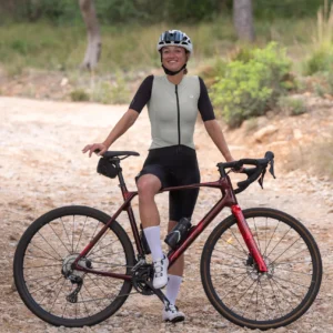 Rogelli DISTANCE II - damska koszulka rowerowa szaro-beżowa - obrazek 11