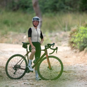 Rogelli DISTANCE II - damska koszulka rowerowa szaro-beżowa - obrazek 13