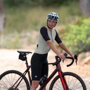 Rogelli DISTANCE II - damska koszulka rowerowa szaro-beżowa - obrazek 14