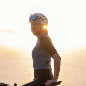 Rogelli DISTANCE II - damska koszulka rowerowa szaro-niebieska - obrazek 11