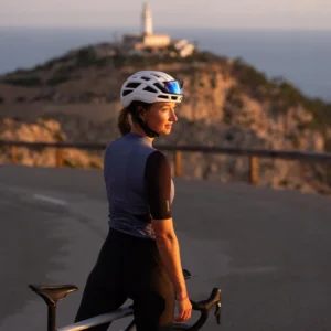 Rogelli DISTANCE II - damska koszulka rowerowa szaro-niebieska - obrazek 13