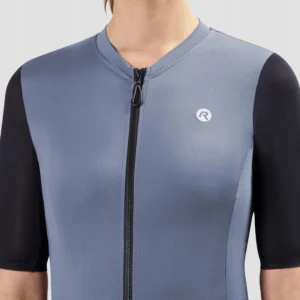 Rogelli DISTANCE II - damska koszulka rowerowa szaro-niebieska - obrazek 3