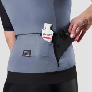 Rogelli DISTANCE II - damska koszulka rowerowa szaro-niebieska - obrazek 6