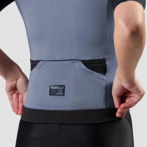 Rogelli DISTANCE II - damska koszulka rowerowa szaro-niebieska - obrazek 7