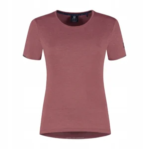 Rogelli DISTANCE - damska koszulka do biegania bordowa - obrazek 1