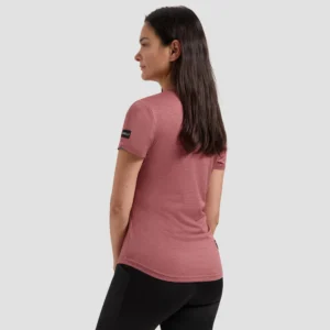 Rogelli DISTANCE - damska koszulka do biegania bordowa - obrazek 5