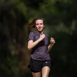 Rogelli ESSENTIAL - damska koszulka do biegania czarna - obrazek 16