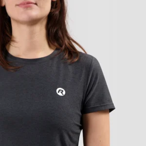 Rogelli ESSENTIAL - damska koszulka do biegania czarna - obrazek 6