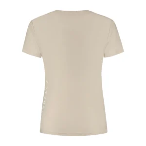 Rogelli ESSENTIAL - damska koszulka do biegania beżowa - obrazek 2