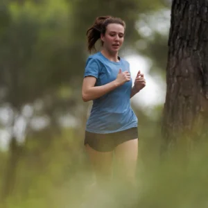 Rogelli CORE - damska koszulka do biegania niebieska - obrazek 9